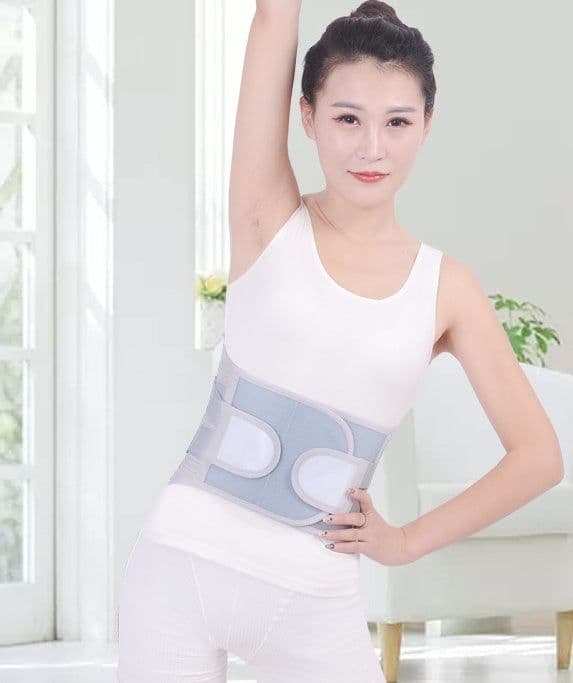 image-Abdominal belt medical steel plate waist support artifact