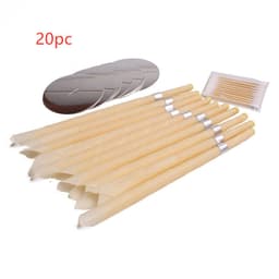 image-Coning Beewax Natural Ear Candle Ear Healthy Care Ear Treatment Wax Removal Earwax Cleaner