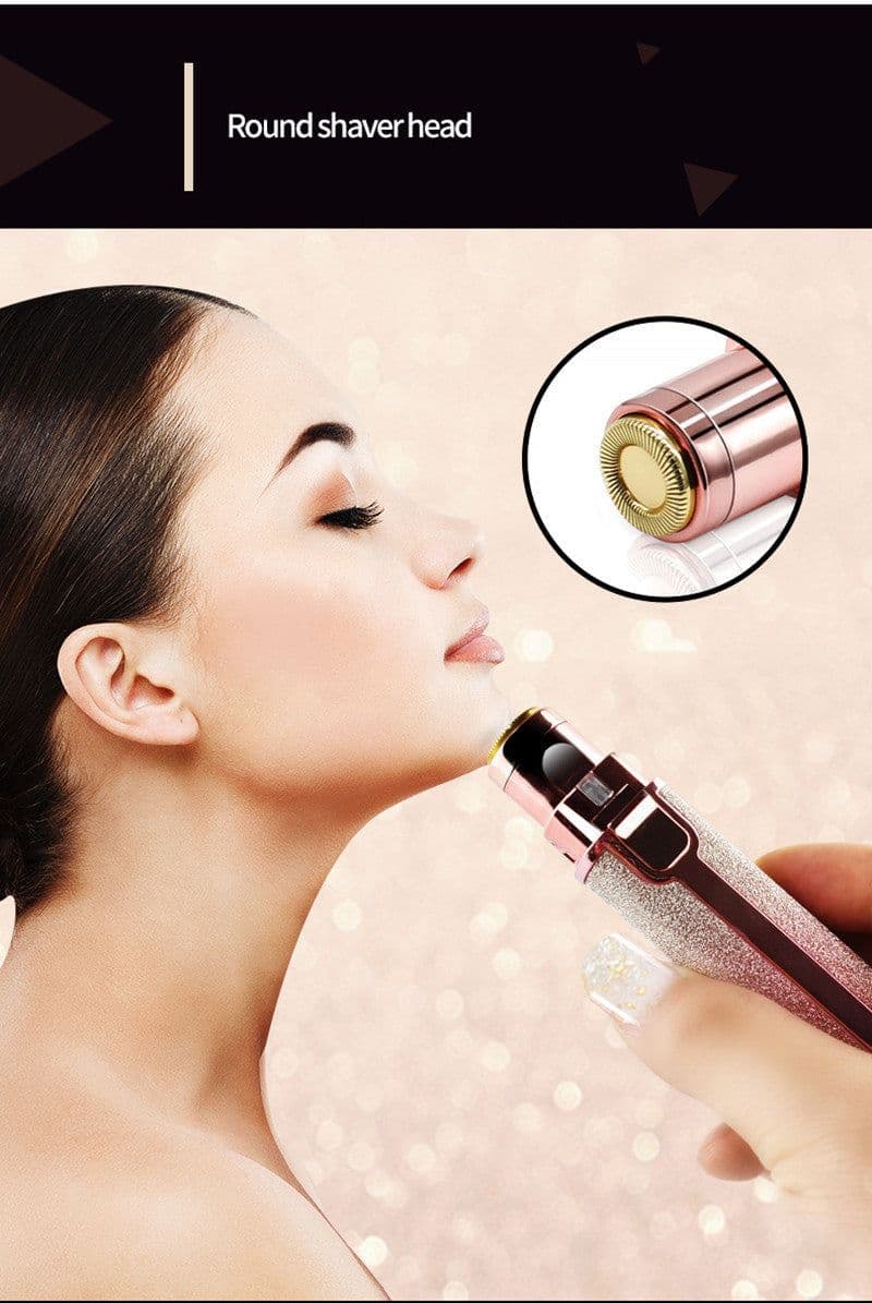 image-New Lipstick Shape Ladies Electric Shaver Automatic Eyebrow Trimming Artifact