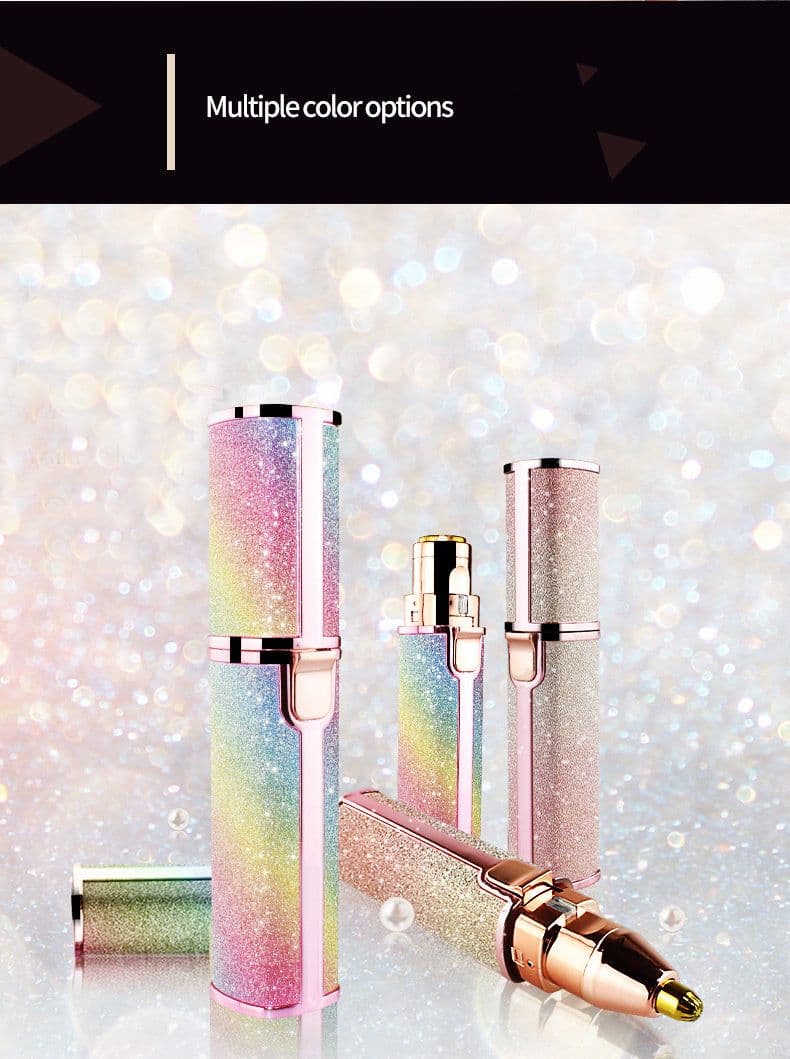 image-New Lipstick Shape Ladies Electric Shaver Automatic Eyebrow Trimming Artifact