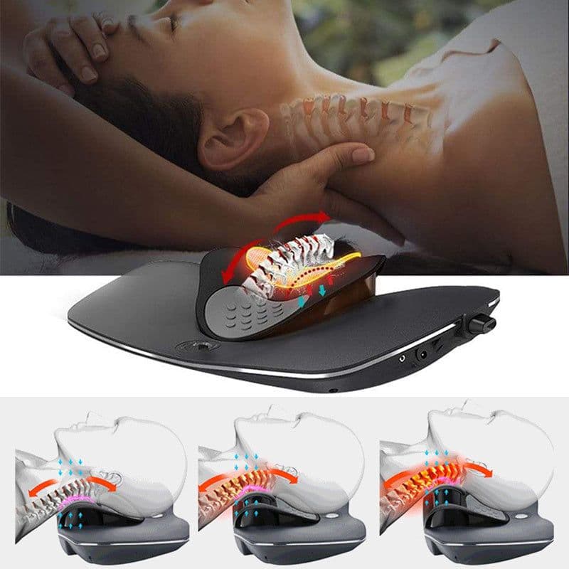image-Air Soft Brace Headache Neck Shoulder Back Waist Massager Pain Cervical Traction Device Waist Neck Traction Tool
