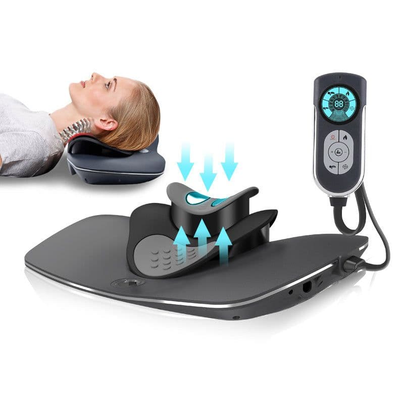 image-Air Soft Brace Headache Neck Shoulder Back Waist Massager Pain Cervical Traction Device Waist Neck Traction Tool
