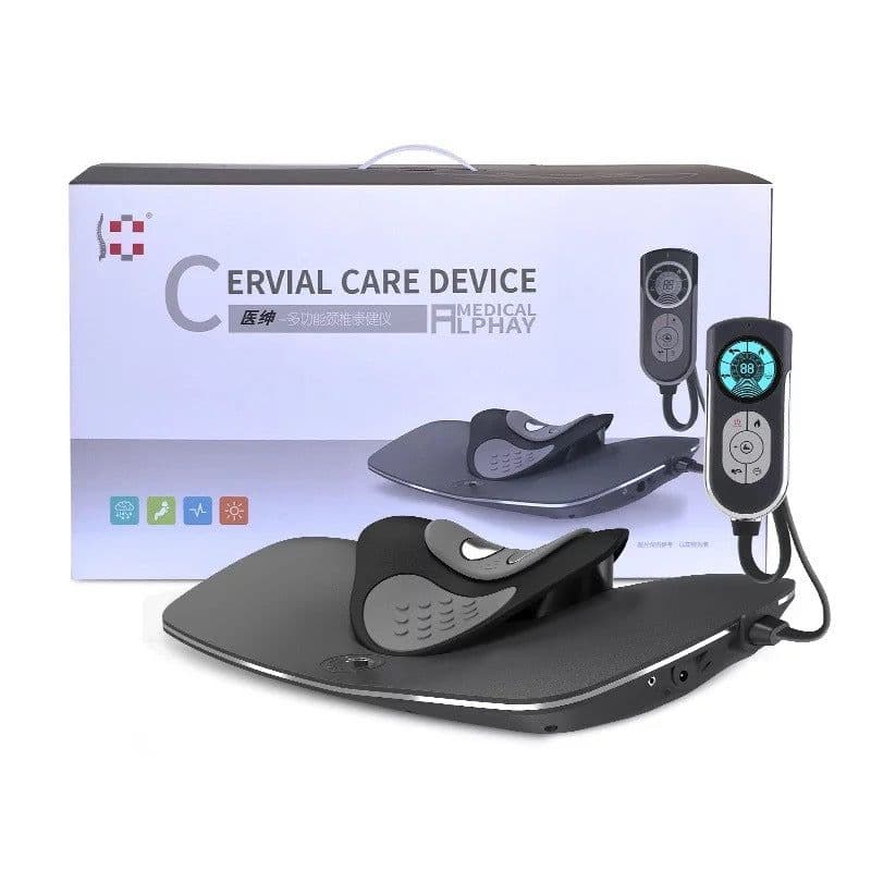 image-Air Soft Brace Headache Neck Shoulder Back Waist Massager Pain Cervical Traction Device Waist Neck Traction Tool
