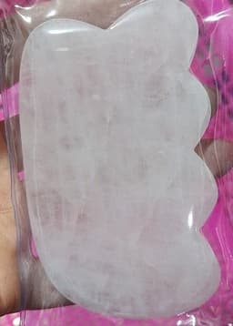 image-Whole Massage Gua Sha Tools Natural Rose Quartz Massage Stone