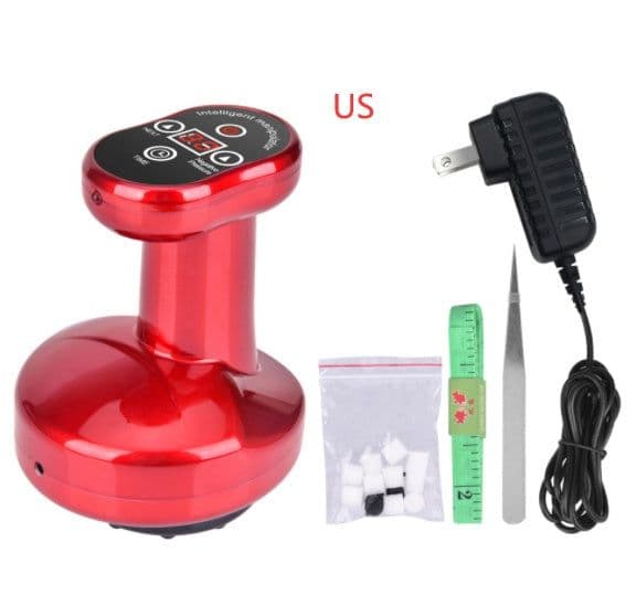 image-Wireless Gua Sha Vacuum Suction Cups Massage Negative Pressure Magnetic Therapy Body Scraping Cupping