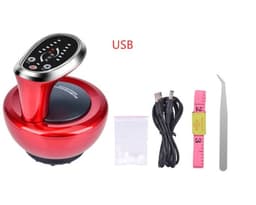 image-Wireless Gua Sha Vacuum Suction Cups Massage Negative Pressure Magnetic Therapy Body Scraping Cupping