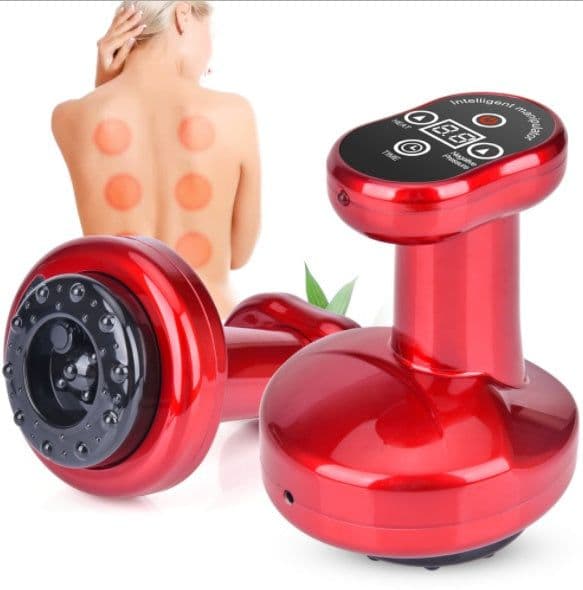 image-Wireless Gua Sha Vacuum Suction Cups Massage Negative Pressure Magnetic Therapy Body Scraping Cupping