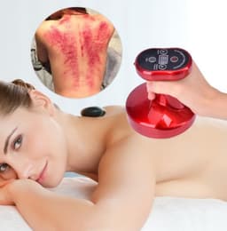 image-Wireless Gua Sha Vacuum Suction Cups Massage Negative Pressure Magnetic Therapy Body Scraping Cupping