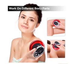 image-Wireless Gua Sha Vacuum Suction Cups Massage Negative Pressure Magnetic Therapy Body Scraping Cupping