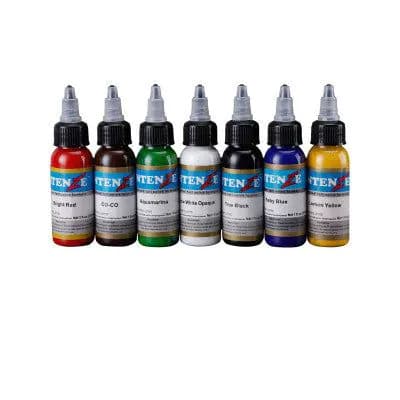 image-Domestic Yindansi Color Tattoo Ink 14 Colors 7 Colors 30ml Ink Set Ink Tattoo Practice Ink