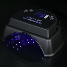 image-Wireless Charging LED Nail Lamp With Lithium Battery