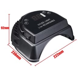 image-Wireless Charging LED Nail Lamp With Lithium Battery