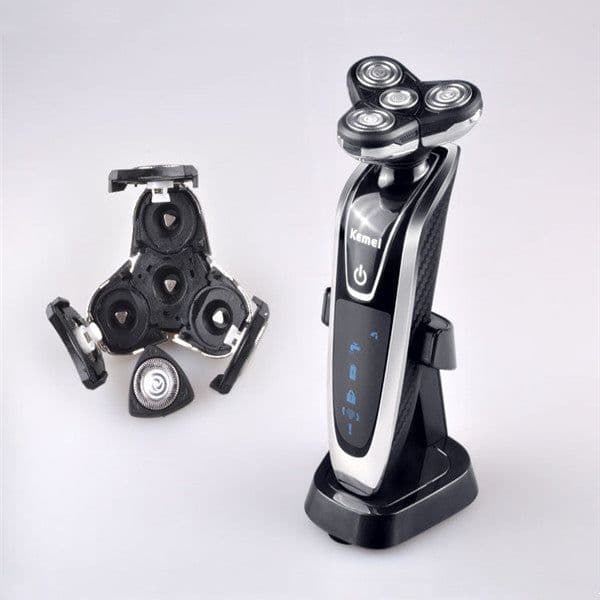 image-Four-knife wash men's razor