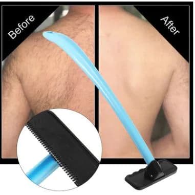 image-Manual back shaver Back stripper Full body hair removal and hair removal Long pole back stripper with tool