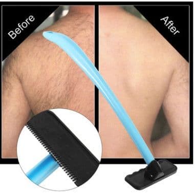 image-Manual back shaver Back stripper Full body hair removal and hair removal Long pole back stripper with tool