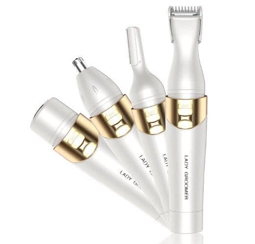 image-4IN1 women electric epilator portaable multi-functional electric hair removal shver callus remover