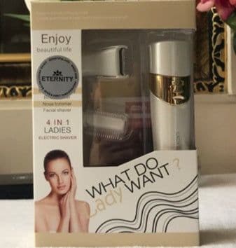 image-4IN1 women electric epilator portaable multi-functional electric hair removal shver callus remover