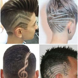 image-New professional magic engrave beard hair scissors Shavings Eyebrows Razor carve pen shears Tattoo barber hairdressing scissors