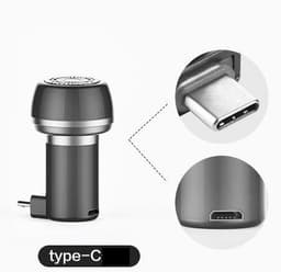 image-Magnetically absorbed mini-mobile shaver depilator facial, axillary, leg, whole body shaver