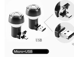 image-Magnetically absorbed mini-mobile shaver depilator facial, axillary, leg, whole body shaver
