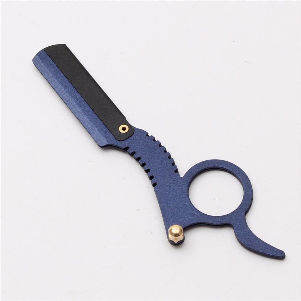 image-Vintage manual hairdresser holder razor