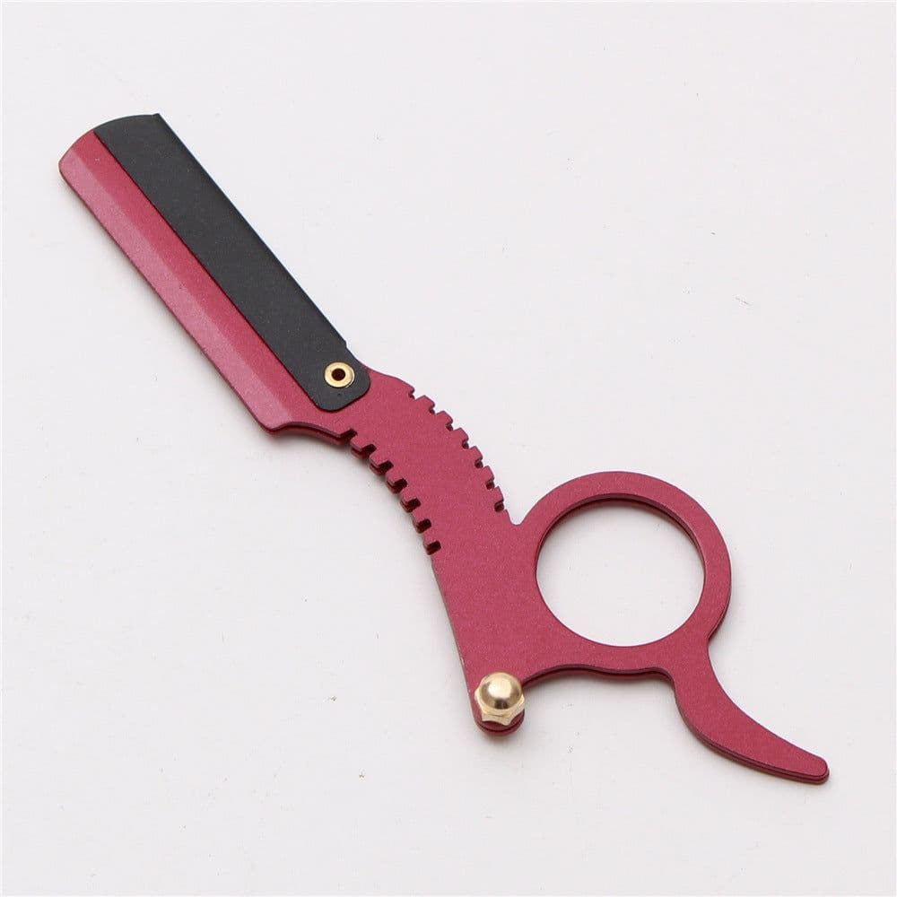 image-Vintage manual hairdresser holder razor