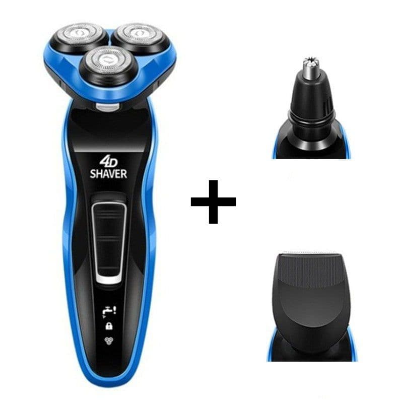 image-Multifunctional dry / wet 4 in 1 male electric shaver