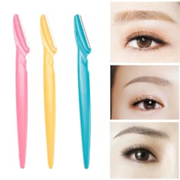 image-Stainless steel eyebrow shaping tool