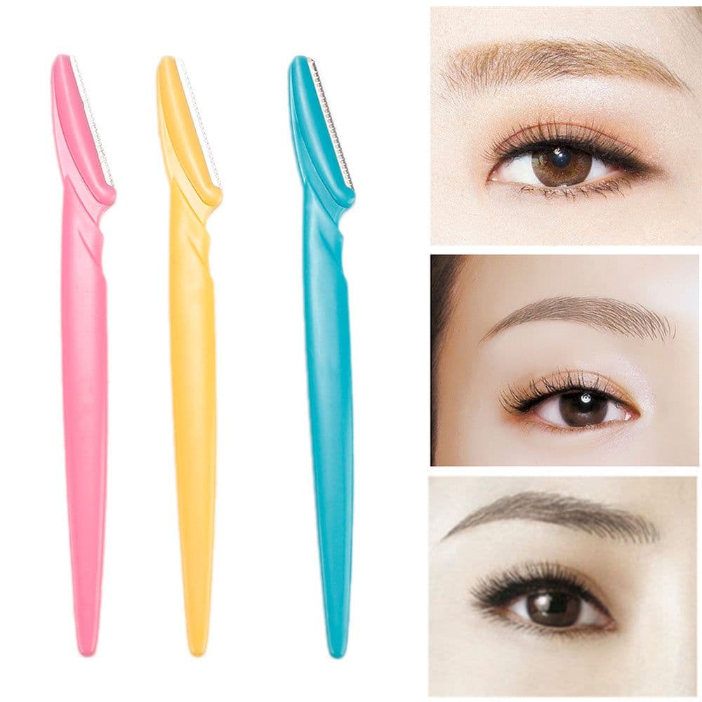 image-Stainless steel eyebrow shaping tool