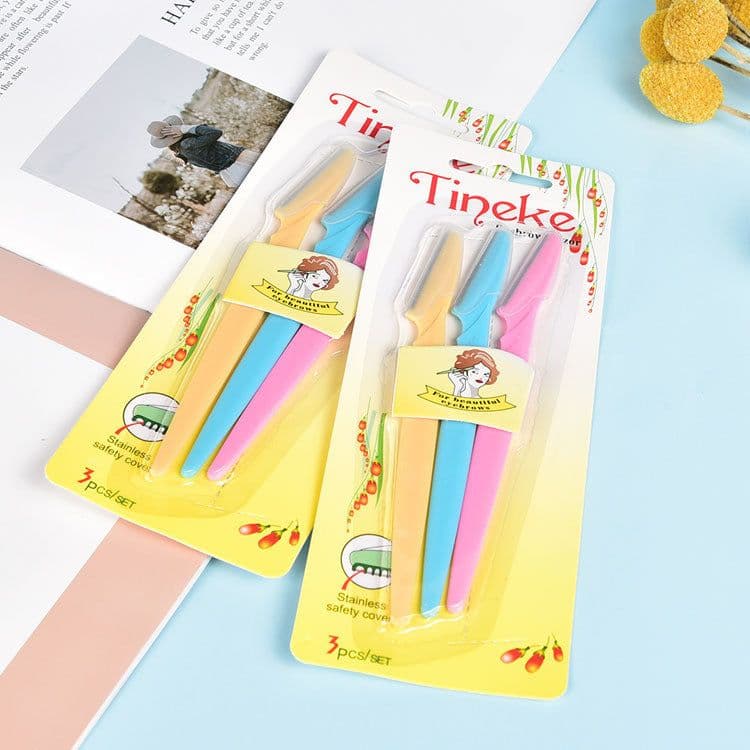 image-Stainless steel eyebrow shaping tool
