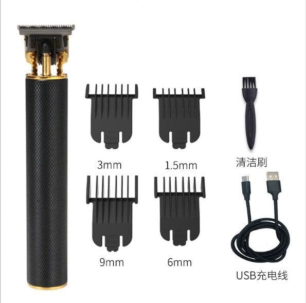 image-Hair salon special lettering zero pitch electric hair clipper
