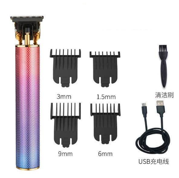 image-Hair salon special lettering zero pitch electric hair clipper