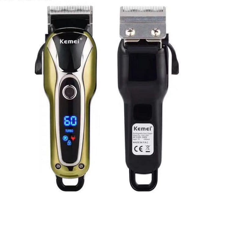 image-Lithium battery LCD hair clipper, razor, electric hair clipper
