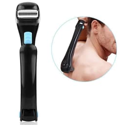 image-Back Electric Shaver With Foldable Long Handle