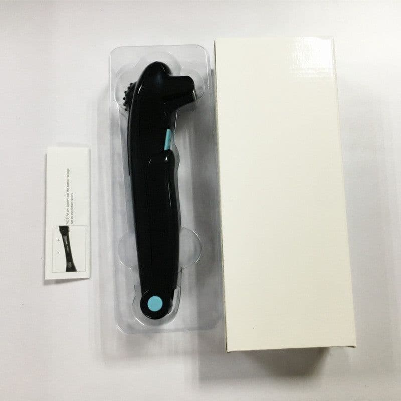 image-Back Electric Shaver With Foldable Long Handle