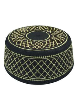 image-Muslim Hats Cotton Embroidery Islamic Men Prayer Arab Clothing Caps