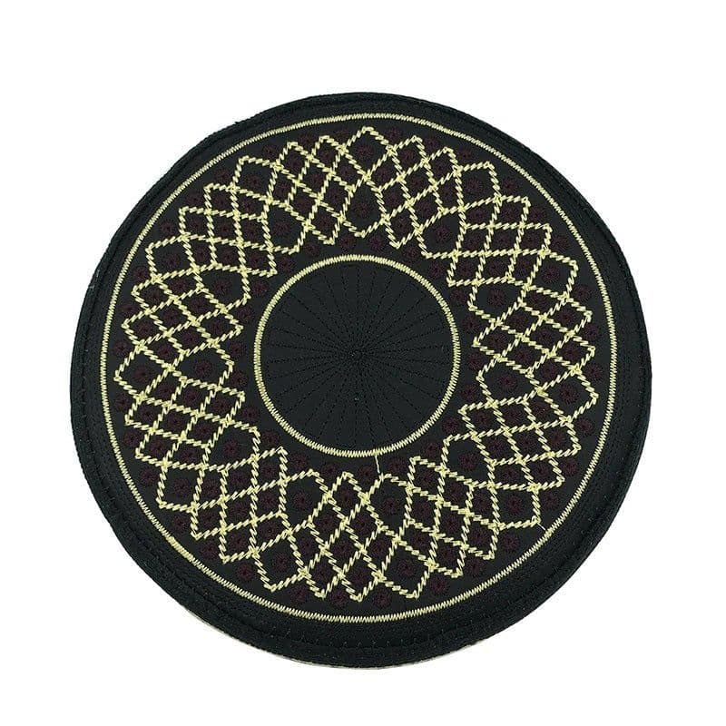 image-Muslim Hats Cotton Embroidery Islamic Men Prayer Arab Clothing Caps