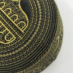image-Cotton Embroidery Caps New Muslim Men Prayer Hats