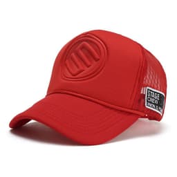 image-Trendy Brand Solid Color Tall Truck Hat Truck Hat For Men And Women Couples Caps