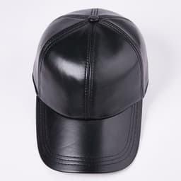 image-Leather Men Women Middle-aged And Elderly Sheepskin Baseball Caps Thickened Warm Duck Tongue