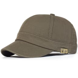 image-Vintage Short Brim Cotton Men Women Soft Dad Hat Adjustable Trucker Style Low Profile Caps