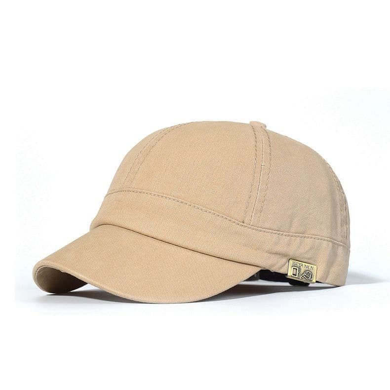 image-Vintage Short Brim Cotton Men Women Soft Dad Hat Adjustable Trucker Style Low Profile Caps