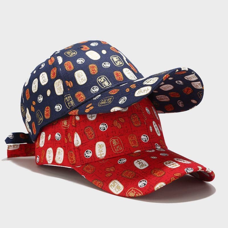 image-Spring And Summer Baseball Caps For Men And Women Korean Style Floral