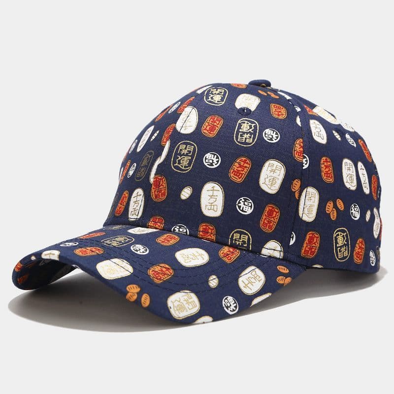 image-Spring And Summer Baseball Caps For Men And Women Korean Style Floral