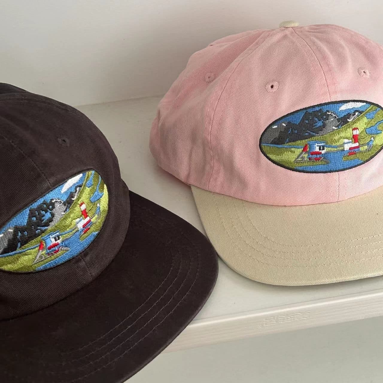image-Men's And Women's Machine Embroidery Street Soft Top Baseball Hat