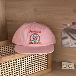 image-Men's And Women's Machine Embroidery Street Soft Top Baseball Hat