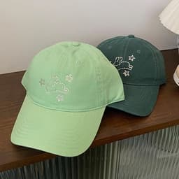 image-LORO PIANA Hat Peaked Cap Springsummer Thin New Fashion Casual Embroidered Breathable Comfortable Beach Large Sun Protection