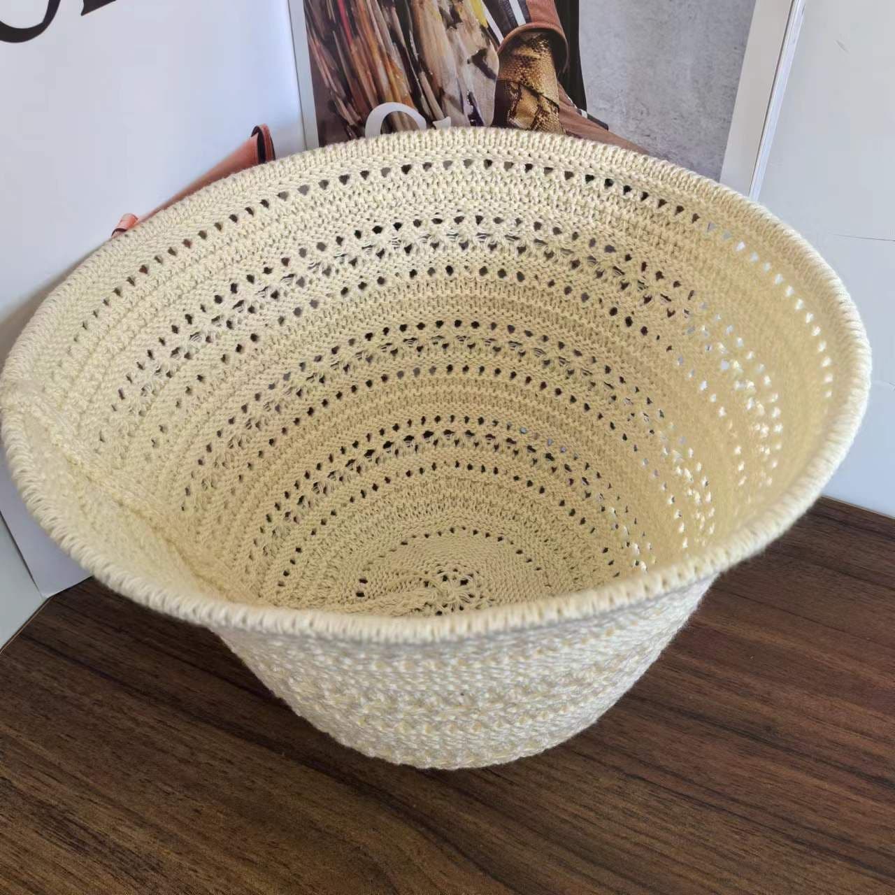 image-Women's Korean-style Sun Hat Knitted Hollow-out