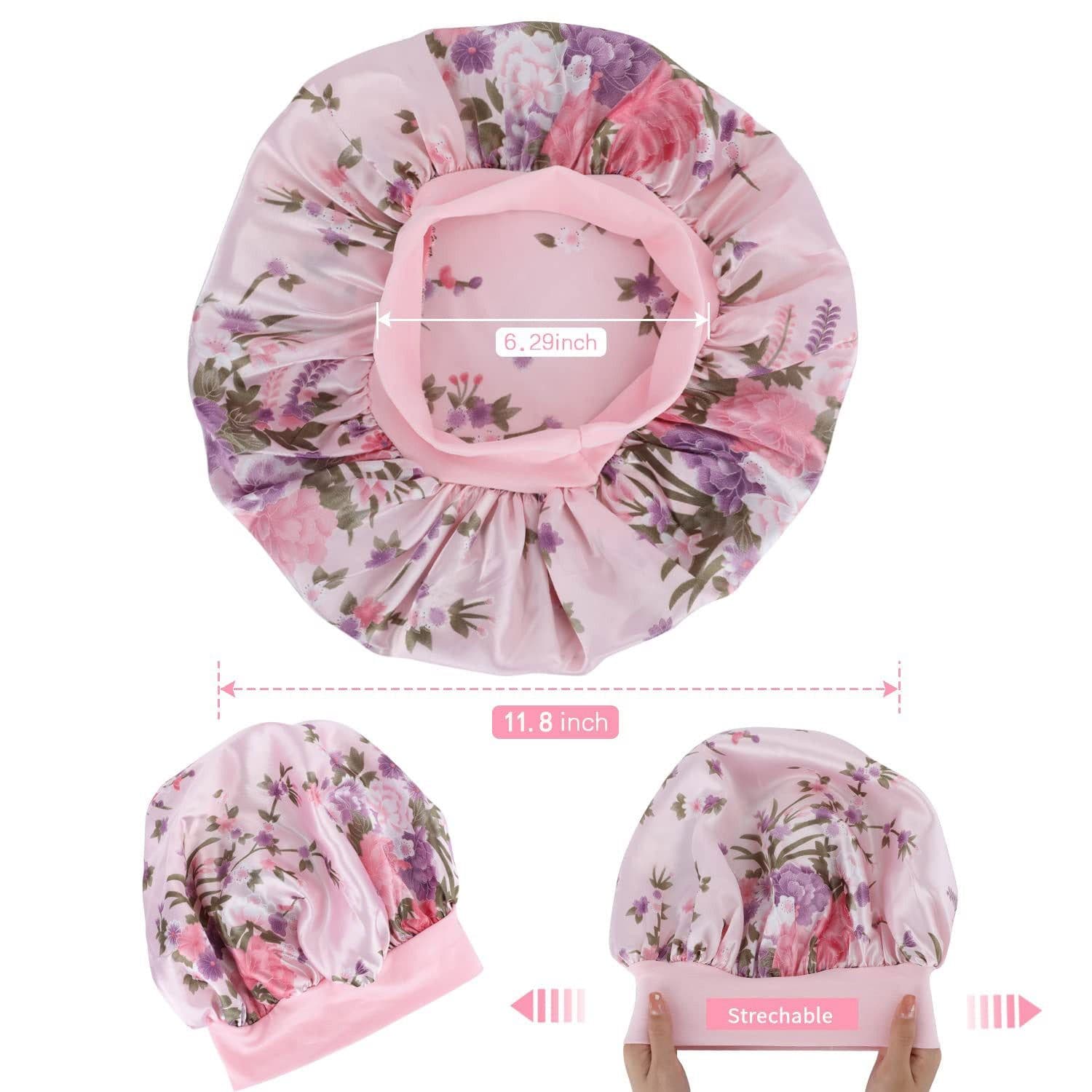 image-Leopard Print Shower Cap Female Print Chemotherapy Hat