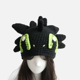 image-Strawberry Hat Handmade Knitted Cute Wool All-match Casual Make Your Face Look Smaller Toe Cap